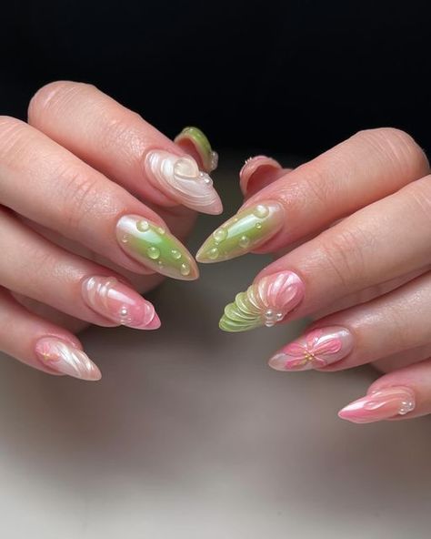 #zicxa-photos #zicxa #images #background #wallpaper #freepik #shutterstock #VN Check more at Pink 3d Nails Art Designs, Nail Art Pink And Green, Neo Green Nails, Wicked Movie Inspired Nails, Nail Green And Pink, Green With Pink Nails, Pink Green Nails Design, Cute Nail Inspo Summer, Wicked Movie Nails