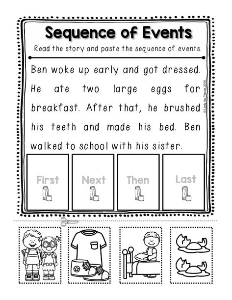 Sequencing Kindergarten, Story Sequencing Pictures, Sequence Of Events Worksheets, Story Sequencing Worksheets, Sequencing Activities Kindergarten, Sequence Writing, Sequencing Pictures, Sequencing Worksheets, English Worksheets For Kindergarten