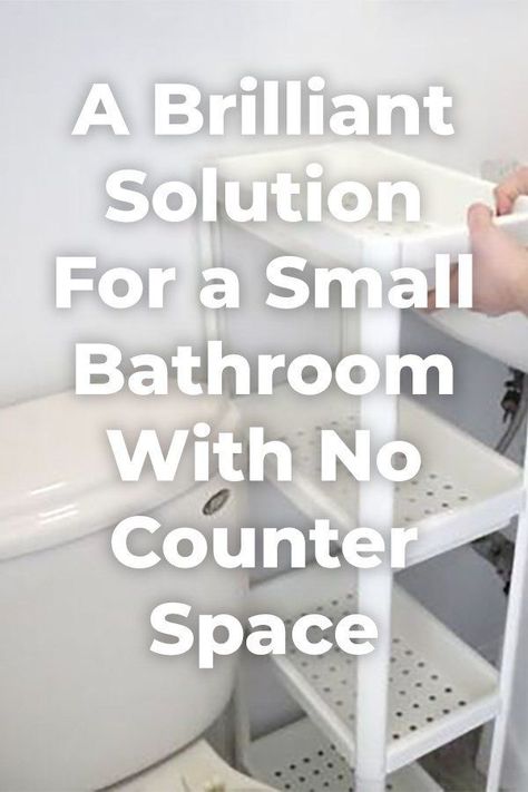 No Vanity, Pedestal Sink Storage, Rooms Inspiration, Diy Shelving, Diy Space Saving, Ikea Desk Hack, Bathroom Makeovers, Small Bathroom Organization, Diy Space