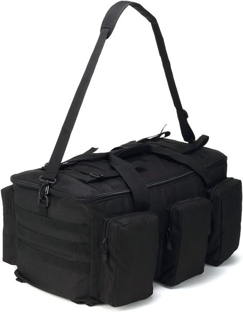 Amazon.com | Sparklekle Military Duffel Bag 50L Gym Bag for Men Convertible Weekend Backpack for Sports Travel Camping (Black) | Sports Duffels Sporty Black Duffle Bag For Gym, Men’s Gym Bag, Black Duffle Bag With Large Capacity For Gym, Cheap Black Gym Duffle Bag, Functional Black Sports Duffle Bag, Weekend Backpack, Mens Gym Bag, Sports Travel, Duffel Bag