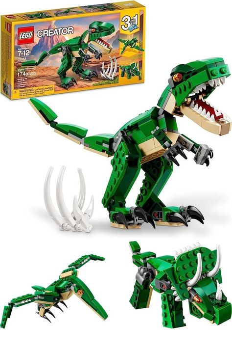 Lego Dinosaur, Dinosaur Figures, Lego Kits, Building Toys For Kids, Kids Blocks, Dinosaurs Figures, Creative Games, Sharp Teeth, Buy Lego