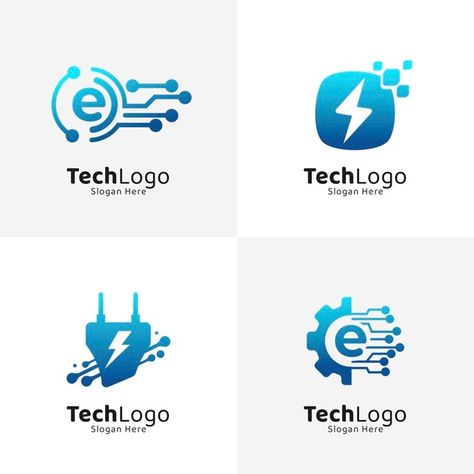 Digital Logo Design Ideas, Tech Logo Design Ideas, Digital Logo Ideas, Logo Teknologi, Tech Logo Ideas, Electricity Design, Company Logo Ideas, Electronic Logo, Research Logo