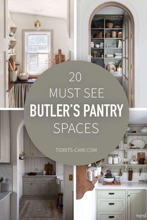 Butler Pantry Decor, Butlers Pantry Ideas Layout, Pantry Wallpaper, Butlers Pantry Ideas, Pantry Design Ideas, Kitchen Butlers Pantry, Pantry Layout, Beautiful Pantry, Pantry Inspiration