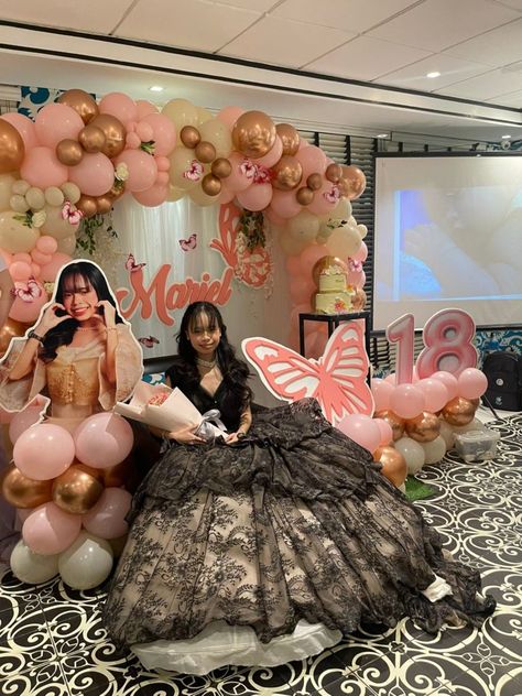 18th Birthday Venue Decorations, Filipino Debut Theme Party Ideas, Filipino Debut Dress, Debut Philippines, Debut Dresses Filipino, Debut Theme Ideas Classy, Debut Theme Ideas 18th Simple, Debut Dress Ideas, Debut Party Ideas