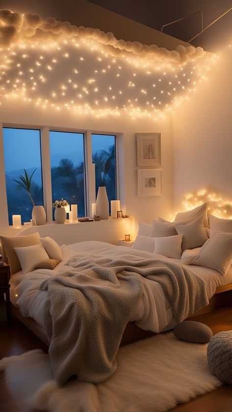 Bedroom Inspiration Cozy, Girly Room Decor, Dream Bedroom Inspiration, Luxury Room Bedroom, Bedroom Decor Cozy, Cute Bedroom, Makeover Bedroom, Cute Bedroom Decor, Cozy Room Decor