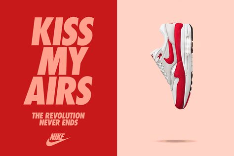 Celebrating the 30th anniversary of Air Max. Air Max 1 Og, Nike Campaign, Nike Poster, Nike Ad, Design Campaign, Air Max Day, Shoes Ads, Sneakers Nike Air Max, Nike Brand