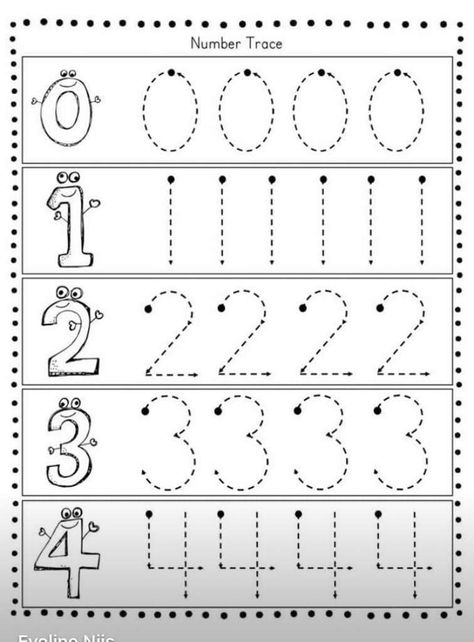 Number 4 Worksheet, Handwriting Practice Preschool, Preschool Prewriting, Preschool Number Worksheets, Kindergarten Math Worksheets Free, Printable Alphabet Worksheets, Worksheet Kindergarten, Kindergarten Worksheets Free Printables, Tracing Practice