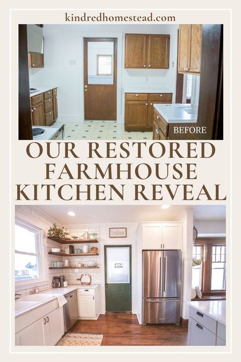 100 Year Old Farmhouse Renovation, Old House Kitchen Renovation, 100 Year Old House Renovation Ideas, Old Farmhouse Renovation, 1920 Farmhouse, Old Farmhouse Remodel, 100 Year Old Farmhouse, Old Home Renovation, Old Farmhouse Kitchen