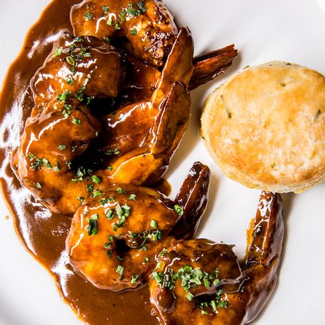 Check out Emeril’s New Orleans Barbecue Shrimp recipe and more from Sur La Table! Louisiana Barbecue Shrimp, Barbecue Shrimp Recipe New Orleans, Soul Food Shrimp, Bbq Shrimp New Orleans, New Orleans Bbq Shrimp Recipe, Bbq Shrimp Recipe, Barbeque Shrimp, New Orleans Shrimp, New Orleans Bbq Shrimp