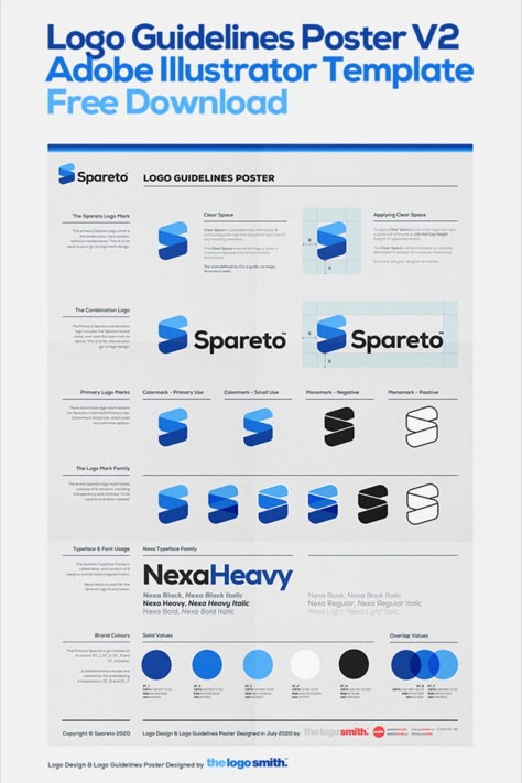 Happy to make another one of my Logo Guideline Posters available as a Free Template Download (Adobe Illustrator), for any designer who might find it useful.  This particular format for the logo guidelines poster is based off an earlier logo and band identity project I’ve recently finished for SuperblyCo: Logo Guidelines Template, Logo Presentation Template, Logo Guidelines Design, Logo Guide, Corporate Typography, Logo Design Presentation, Funny Happy Birthday Messages, Logo Guidelines, Teaching Graphic Design