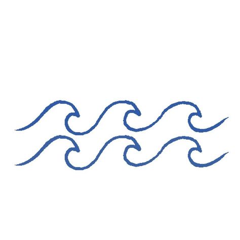 "drawing blue waves" by soleneabq | Redbubble Waves Doodle Simple, Draw Ocean, Ocean Wave Drawing, Waves Sketch, Wave Outline, Waves Cartoon, Ocean Drawing, Wave Drawing, Drawing Blue