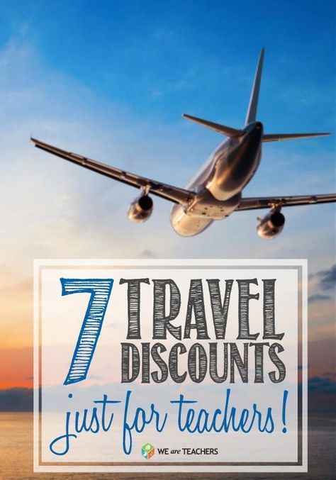 Travel Discounts for Teachers Travel Ideas For Couples, Couples Summer, Discounts For Teachers, Traveling Teacher, We Are Teachers, Teacher Discounts, First Year Teachers, Student Travel, Friends Travel