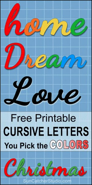 Cursive Letters Font (Free Handwriting Script Lettering) – DIY Projects, Patterns, Monograms, Designs, Templates Cursive Bulletin Board Letters, Large Fonts Letters Free Printable, Letters Template Free Printable, Bulletin Board Letters Free Printables, Printable Letters Free Alphabet Fonts, Free Alphabet Printables Letters, Names In Cursive, Fonts Google Docs, Free Printable Letter Templates