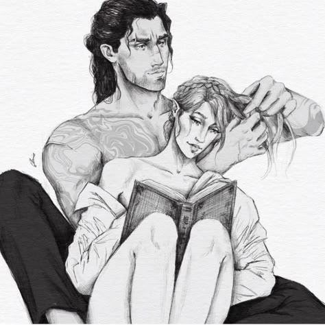 Sydney Mack, Cassian And Nesta, Roses Book, A Court Of Wings And Ruin, Sarah J Maas Books, A Court Of Mist And Fury, Cute Couple Art, Look At The Stars, Sarah J Maas