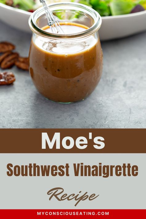 Vinaigrette in a jar Moes Southwest Vinaigrette Recipe, Margarita Vinaigrette Dressing, Taco Seasoning Salad Dressing, Southwest Vinaigrette Dressing, Canning Salad Dressing, Mexican Vinaigrette Dressing, Southwest Dressing Recipe, Southwest Salad Dressing Recipe, Creamy Vinaigrette Dressing