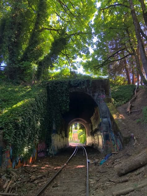 Abandoned Places Photography, Abandoned Places Exploring, Exploring Abandoned Places Aesthetic, Abandoned Places Aesthetic, Train Tunnel, Abandoned Place, Apocalypse Aesthetic, Midwest Emo, Urban Exploring