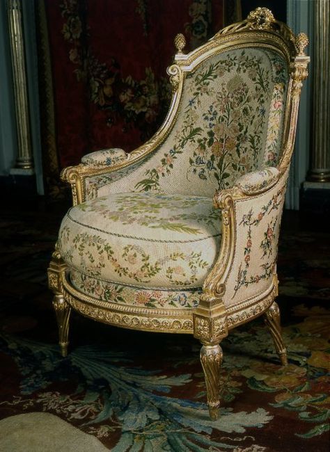 Bergere Chairs, Period Piece, Antique French Furniture, French Style Furniture, Bergere Chair, Unique Chair, Elegant Chair, Victorian Furniture, French Chairs