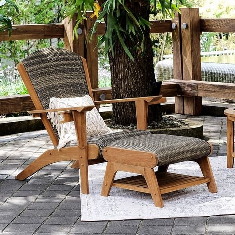 Wicker patio chairs