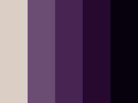 Goth Purple Color Palette, Dark Purple Pallet, Purple And Black Color Scheme, Deep Purple Color Scheme, Purple And Black Palette, Deep Purple Palette, Color Palette Dark Purple, Black And Purple Color Palette, Dark Purple Colour Palette