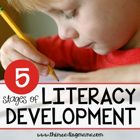 Literacy Development. Well, there’s a teacher phrase if I’ve ever heard one! What does this mean really? In simple terms, these are the stages that kids typically pass through in regards to their reading and spelling skills. As you can clearly see, that was too long for a title. 😉 I’m excited to explore literacy development in … Child Development Stages, Teaching Handwriting, Emergent Literacy, Early Literacy Activities, Literacy Programs, Teaching Language Arts, Struggling Readers, Early Reading, Reading Intervention