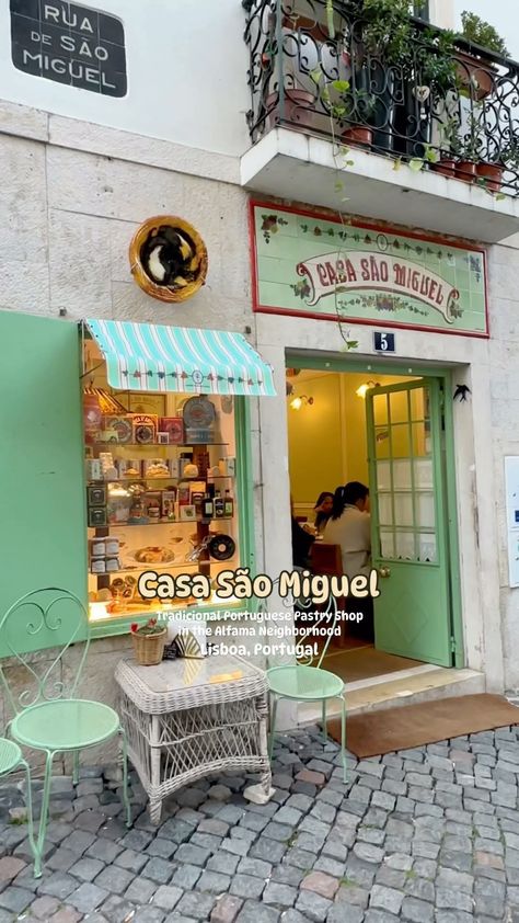 Portuguese Pastry shop inspired by the tradicional shops of the beginning of the XX century. Located in the beautiful Alfama neighborhood… | Instagram Portuguese Pastry, Pastry Shop, Store Fronts, The Beginning, Pastry, The Neighbourhood, Sketch, Wine, Travel