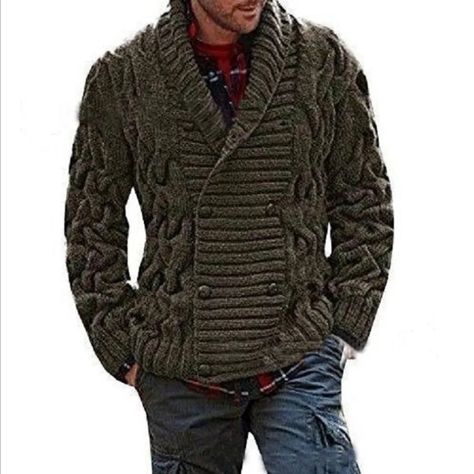 Pull cardigan européen et américain pour hommes, chaussures décontractées, nouvelle mode, automne et