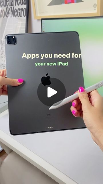 Neda | Digital Planning on Instagram: "Apps I immediately downloaded to my new iPad 🎧

For note taking & planning:
@onenote @notion @notabilityapp 

Creative:
@procreate @pigment_app @canva @capcutapp 

Widgets / aesthetic:
@md_clock @ios.photowidget iFont, Zen flip clock

What are your essentials? 💌

#ipad #apple #applepencil #logitech #onenotecreator #desksetup #student #studygram #productivity" Procreate Note Taking, Best Notes App, Widgets Aesthetic, Instagram Apps, Notes App, Mini Desk, Gerson, Digital Planning, New Ipad