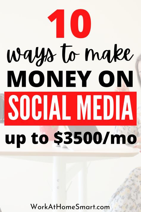 Make money on social media starting today! Get started with this list of money making ideas. Make Money Social Media, Make Money With Social Media, Social Media Money, Make Money On Social Media, Apps To Earn Money, Get Paid Online, Pinterest Tutorials, Facebook Ads Manager, Ways To Earn Money Online