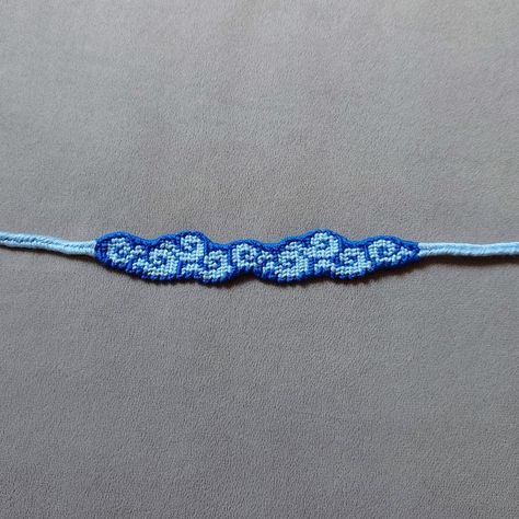 Alpha pattern #157810 | BraceletBook Cloud Friendship Bracelet, Jinx Bracelet, Jinx Arcane Tattoo, Arcane Crafts, Arcane Bracelet Pattern, Jinx Bracelet Arcane, Arcane Bracelet, Arcane Alpha Pattern, Arcane Crochet Pattern