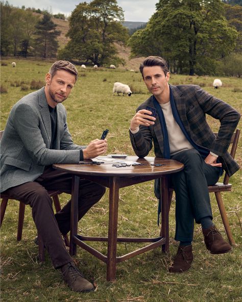 The AW23 collection exudes timeless style and unrivalled functionality while embodying our British roots and tailoring heritage. #HackettLondon #HowToHackett Photographer: @charliegraystudio Creative Agency: @dentsucreative.es Make-up: @petransellge Stylist: David Bradshaw Classic British Style Men, Country Style Men, Chop Wood Carry Water, English Country Fashion, Men's Fleece Vest, British Country Style, Jenson Button, British Style Men, British Gentleman