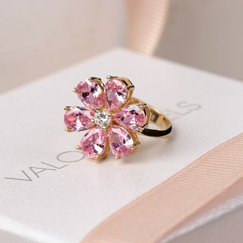 Songs About Flowers, Flower Ring Design, Best Country Songs, Supermarket Flowers, Pink Flower Ring, Ancient Civilisations, Forget Me Not Flower, Classy Jewelry, Country Songs