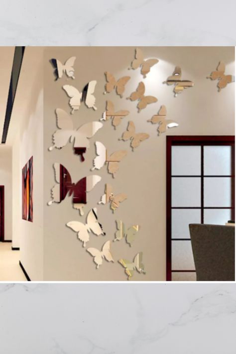 Features: • Brand new and high quality. • Beautiful and delicate butterfly wall sticker, perfect choice for many occasions decoration. • 12pcs/lot, a great combination for room decoration, better to choose several sets to combine to decorate. • Mirror effect, high quality material, more beautiful when sticker reflects home decoration color, also it can draw kids’ interest, and kids will love it. • It will be a perfect decoration to show dreamlike wedding. Mirrors Decor, Butterfly Home Decor, Butterfly Mirror, Butterfly Wall Decals, Butterfly Decal, Wall Stickers 3d, 3d Butterfly Wall Stickers, Ceramic Art Sculpture, Butterfly Wall Decor