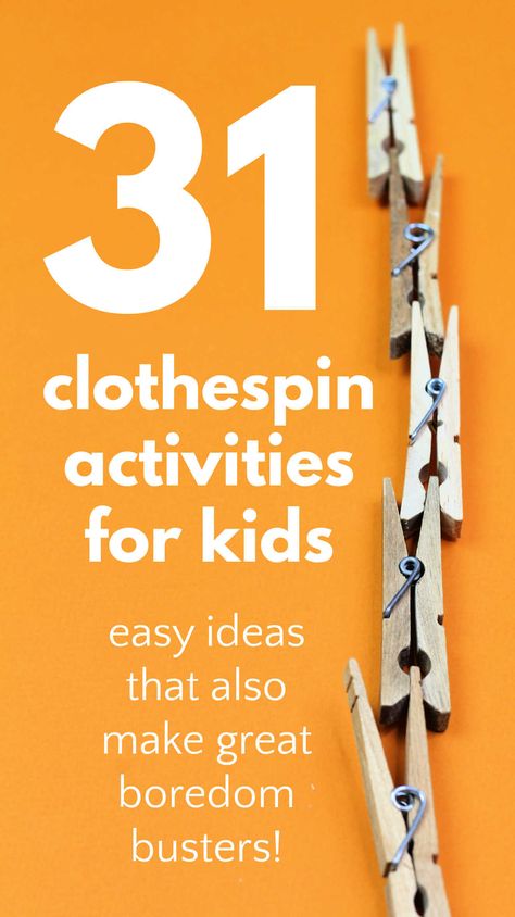 Clothespin Activities For Toddlers, Peg Activities Preschool, Clothespin Activities Fine Motor, Fine Motor Skills Activities Preschool, Clothes Pin Activities, Clothespin Activities, Hand Strengthening Activities, Fine Motor Play, Clothes Pin Games