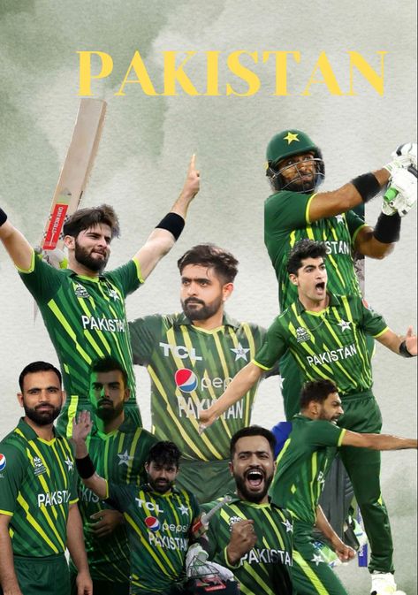 Cricket Team Pakistan, Pakistani Cricket Team Wallpapers, Cricket Wallpapers Pakistan, Pakistan Cricket Aesthetic, Pct Team Wallpaper, Pakistan Cricket Team Wallpapers, 6th September Defence Day Poster, Pakistani Cricket Team, Pakistani Team