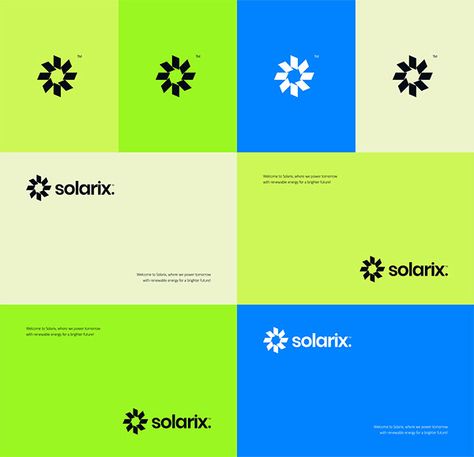 Renewable Energy Branding, Solar Energy Logo Design, Clean Energy Logo, Solar Panel Logo, Science Branding, Energy Logo Design, Solar Logo, Green Branding, Identity Guidelines