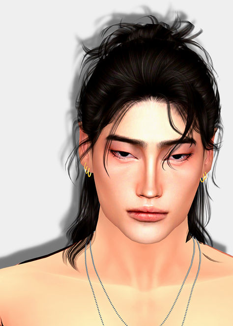 Male Sims 4 Characters, Sims 4 Mens Long Hair, Sims 4 Men Long Hair, Sims 4 Cc Man Bun, Male Hair Cc Sims 4 Alpha, Alpha Hair Cc Sims 4 Male, Sims 4 Cc Male Long Hair Ponytail, Sims 4 Man Bun, Sims 4 Cc Men Skin Details