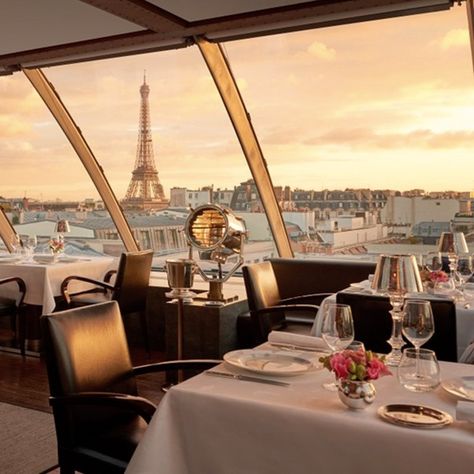 The Best Trendy Restaurants In Paris | sheerluxe.com Table La, Romantic Views, Peninsula Paris, Romantic View, Hotel Costes, Best Restaurants In Paris, Dinner In Paris, Peninsula Hotel, Life In Paris