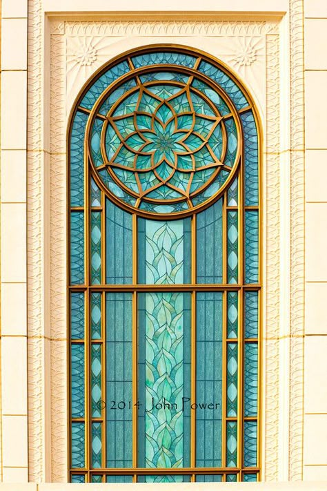 Art Nouveau Window, Temple Images, Gilbert Temple, Art Deco Windows, Power Photography, Art Deco Window, Temple Art, Large Image, Beautiful Doors