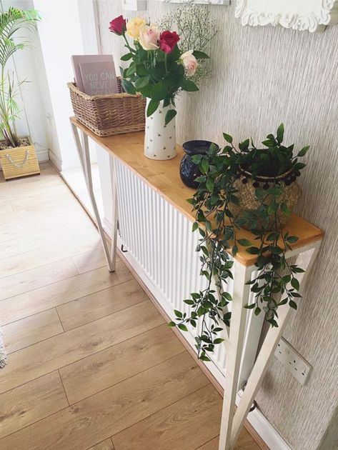 Radiator shelf