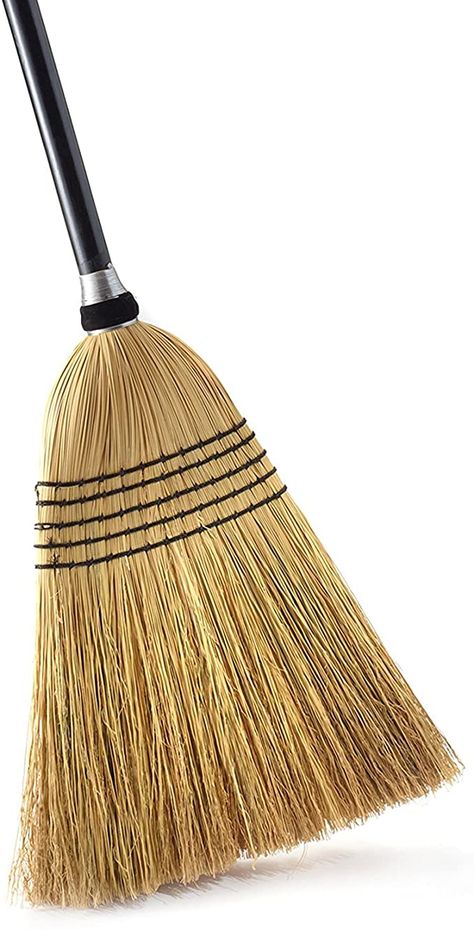 Amazon.com: O-Cedar Heavy Duty Commercial 100% Corn Broom with Solid Wood Handle: Health & Personal Care Best Broom, Pinterest Journal, Broom Corn, Home Must Haves, Apartment Things, Clean Sweep, Broom Handle, Dream Barn, Snow Removal