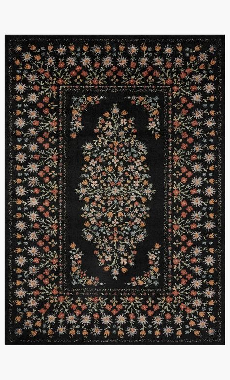 LAU-02 RP ELEANOR BLACK | Loloi Rugs Office Storage Furniture, Storage Furniture Bedroom, Loloi Rugs, Black Rectangle, Solid Rugs, Rug Direct, Black Area Rugs, Abstract Rug, Traditional Rug