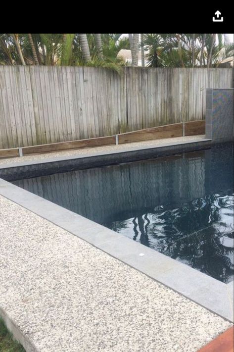 Exposed aggregate concete Exposed Aggregate Pool Deck, Pool With Aggregate Concrete, Pool Exposed Aggregate, Washed Aggregate Concrete, Exposed Aggregate Concrete, Exposed Aggregate, Indoor Pool Design, Decking Material, Coping Stone