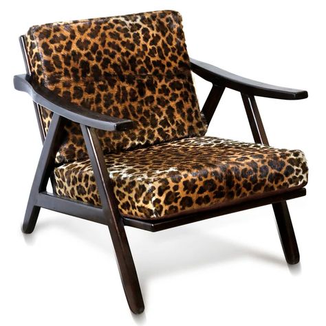 Wade Logan® Abdur-Rahim 30'' Wide Genuine Leather Lounge Chair | Wayfair Animal Print Upholstery, Library Space, Lounger Chair, Accent Chairs & Armchairs, Contemporary Armchair, Loungers Chair, Printed Chair, Chair Wood, Leather Lounge Chair