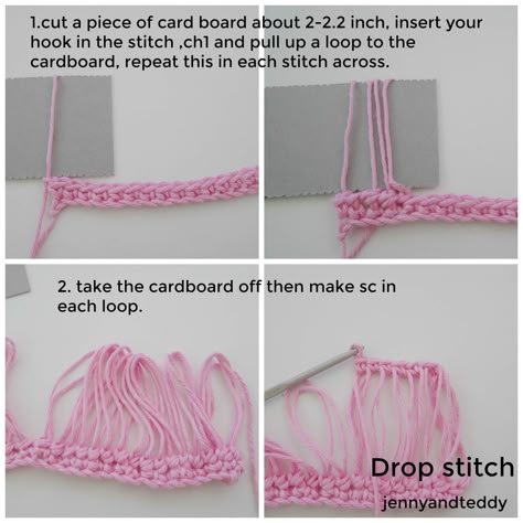 crochet drop stitch easy photo tutorial. Crochet Drop Stitch, High Fashion Jewelry Photography, Waterfall Crochet, Side Saddle Stitch, Fashion Jewelry Photography, Crochet Stitches Ideas, Drop Stitch, Crochet Classes, Degree Design