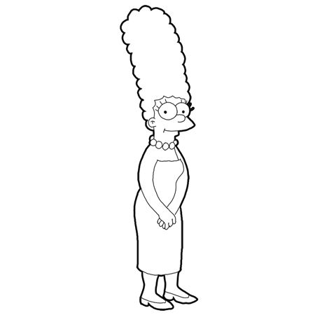 Simpsons Marge, Disney Character Drawings, Simpsons Drawings, Marge Simpson, How To Draw Steps, Drawing Lesson, Family Drawing, Step Drawing, Sketches Easy