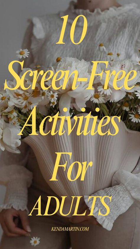 screen-free activities