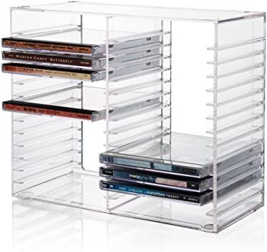 Cd Organization Ideas, Cd Organizer, Cd Organization, Dvd Holder, Dvd Rack, Cd Shelves, Thrift Board, Cd Jewel Case, Cd Rack