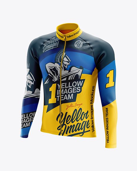 Download Men S Cycling Thermal Jersey Ls Mockup Half Side View In Apparel Mockups On Yellow Images Object Mockups Clothing Mockup Design Mockup Free Mockup