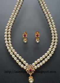 Gold Pearl Jewelry, Neck Pieces Jewelry, Pearl Jewelry Design, Gold Jewelry Simple Necklace, Pearl Necklace Designs, Gold Necklace Indian Bridal Jewelry, Gold Necklace Simple, Beaded Necklace Designs, Pearl Jewelry Wedding