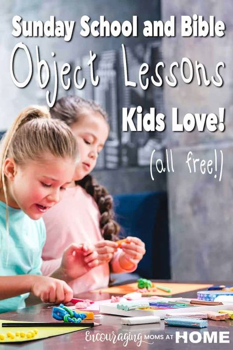 Finding quality, free Bible lessons for kids can be a daunting task. Here are 10 awesome and fun Bible lessons for kids. Two kids enjoy Bible class. Text Overlay Sunday school and Bible Object Lessons Kids Love. Fun Bible Lessons For Kids, Free Bible Lessons For Kids, Preschool Sunday School Lessons, Kids Bible Object Lessons, Toddler Bible Lessons, Christian Worldview, Free Sunday School Lessons, Sunday School Object Lessons, Toddler Bible